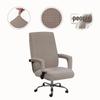 Cross-border Elastic Modern Fleece Office Chair and Armrest Seat Cover