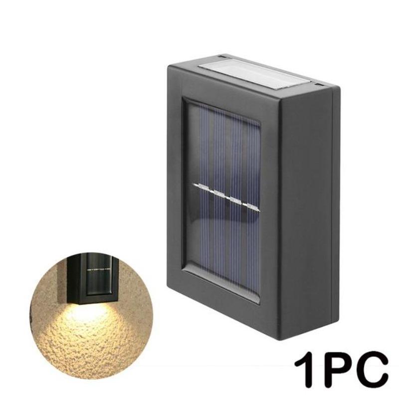 8 tk LED päikeseenergia seinalamp välistingimustes veekindel üles- ja allavalgustus aiakaunistused tuled trepid tara päikesevalgus