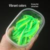 50pcs Two-Tone T-Tail Soft Baits: Freshwater Bass & Mandarin Fish Lures with Micro Object Long Cast Design