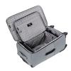 Set of 2 Soft Suitcases  (L-76cm) (S-56cm) BAP SILVER