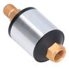 Mini In Line Air Filter Aluminum Oil Water Separator for Pneumatic Tools 14in NPT Inlet Outlet