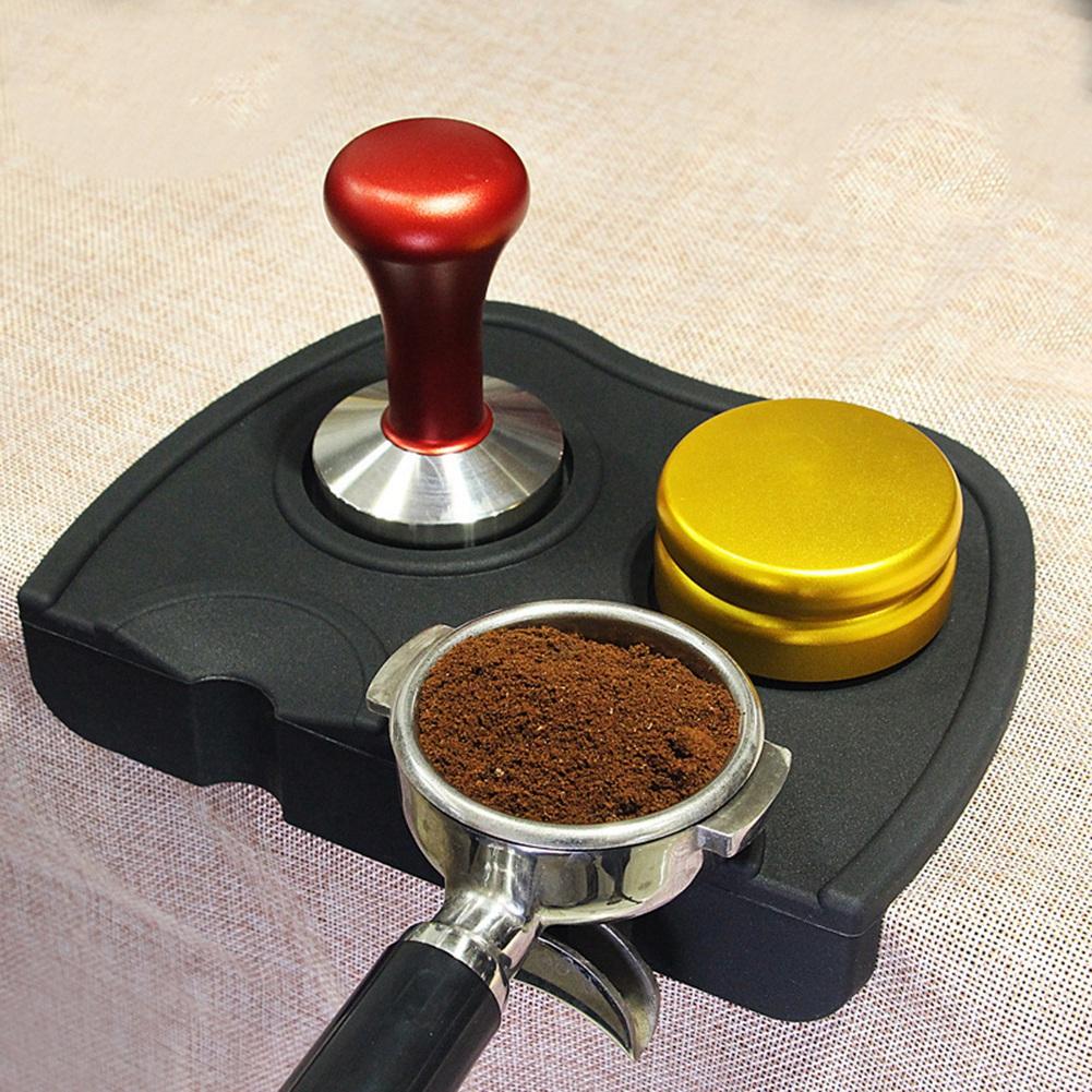 Household Silicone Coffee Tamper Mat Anti Skid Tamper Holder Pad Coffee Tools