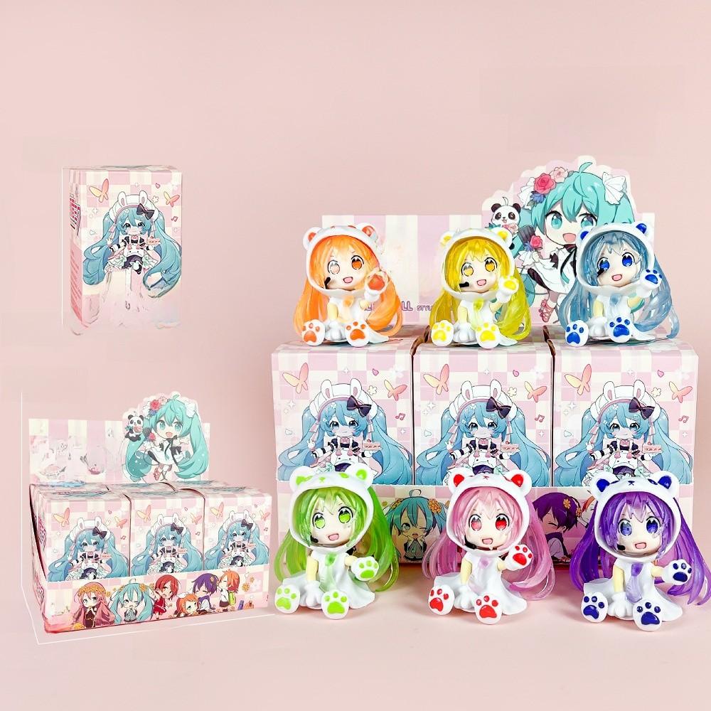 Hatsune Miku Pvc Figurine Collection Set With Assembly For Anime Enthusiasts And Display