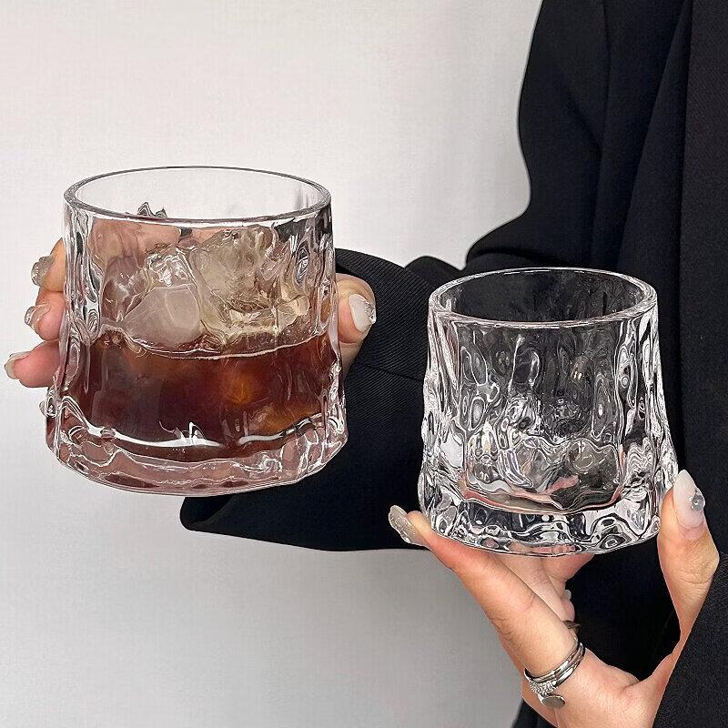 Vintage Irregular Glass Coffee & Tea Cup