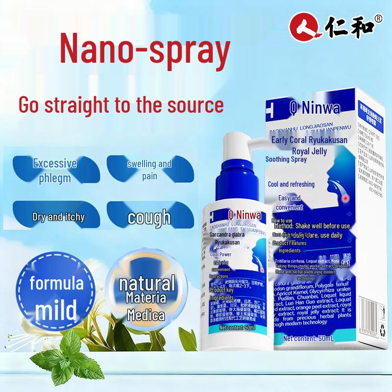 Спрей для горла с маточным молочком и травами Renhe