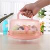 Versatile Cake Container Portable Cake Transport Carrier with Handle Pastry Tray