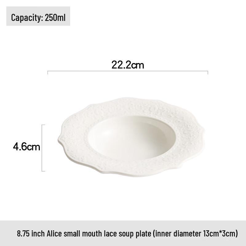 Xiangchong Luxury Nordic Ceramic Dinner Plate