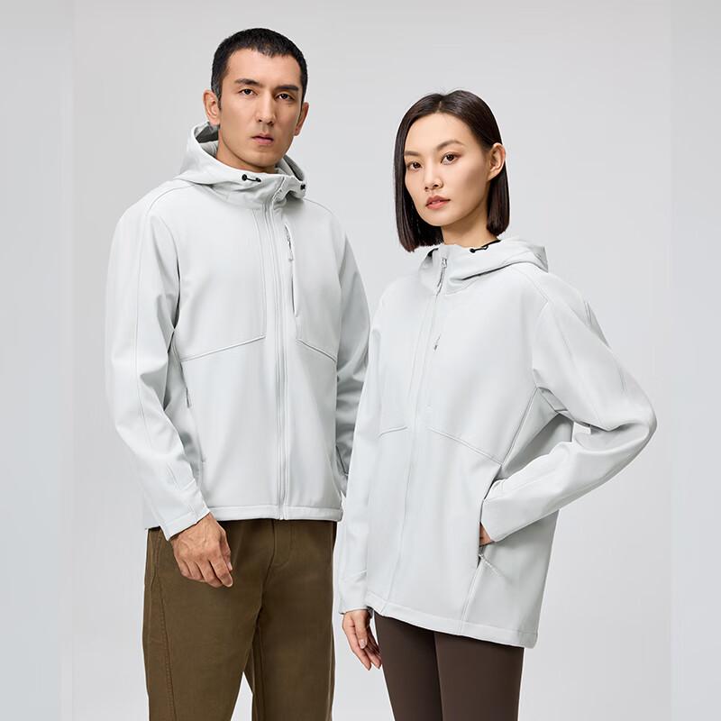 Fengmao Unisex Fleece-Lined Softshell Work Jacket L