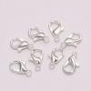 50Pcs Lobster Hooks Plated Multipurpose DIY Bracelet Necklace Key Ring Lobster Clasps Jewelry Findings