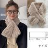Ekieta Scarf Ladies Fluffy Soft Insert Type Winter Popular Warm Neck Warmer Cold Protection Christmas Birthday Gift Accessories