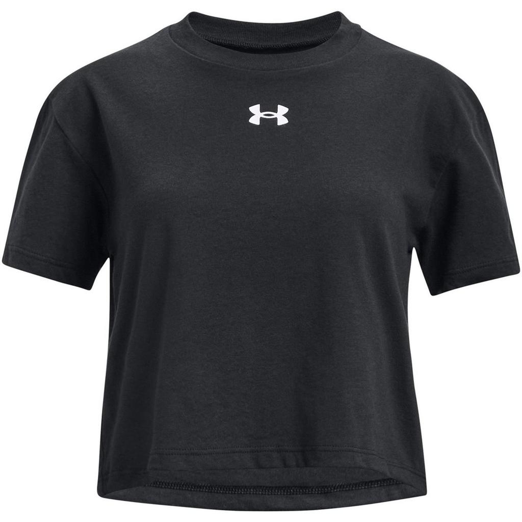 Under Armour Childrens/Kids Sportstyle Logo Crop T-Shirt