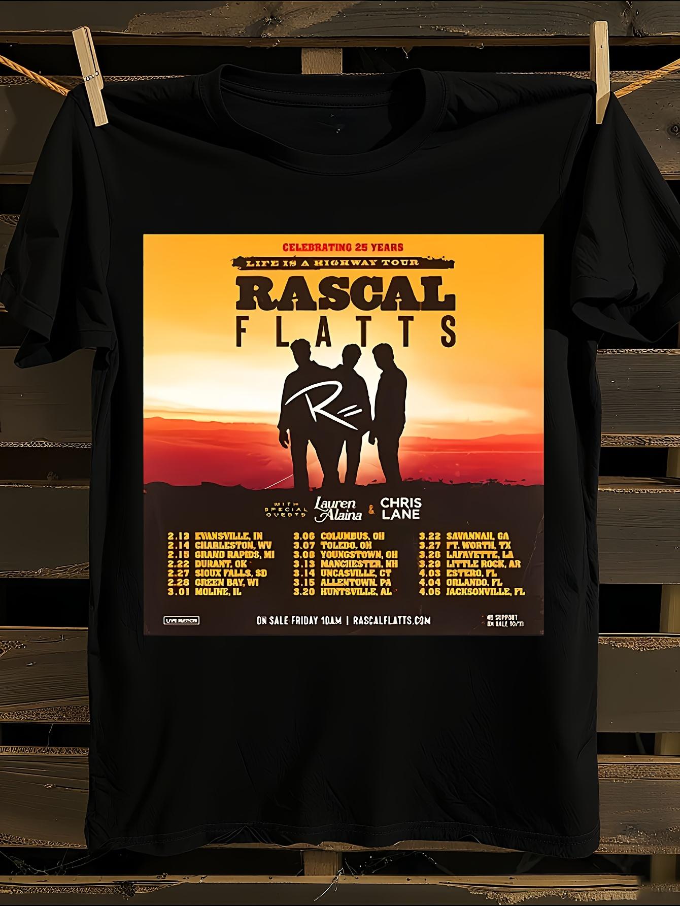 Rascal Flatts 25th Anniversary Life is a Highway T-shirt S