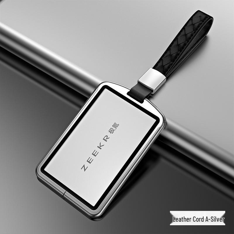 

Чохол для ключа автомобіля Zeekr 001: Преміальна оболонка з алюмінієвого сплаву з повним покриттям та шкіряним ремінцем