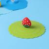 New Reusable Tea Coffee Lids Leakproof Silicone Cup Cover Suction Cup Cover Dustproof
