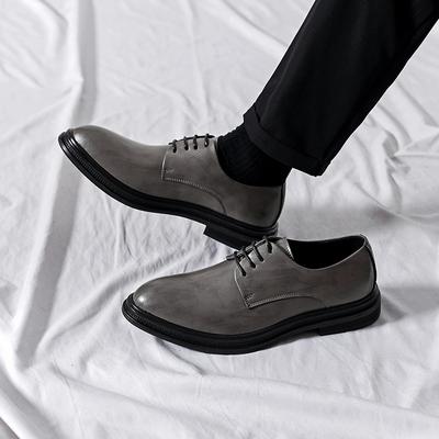 Neue Klassische Herren Oxford Business Schuhe Schwarz Grau Braun Echtes Leder Kalbsleder Herrenschuhe Handgefertigt Schnürschuhe Formell Hochzeitsschuhe