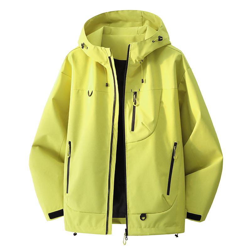 Hooded Jacket Spring and Autumn Men's and Women's Work Jacket Top