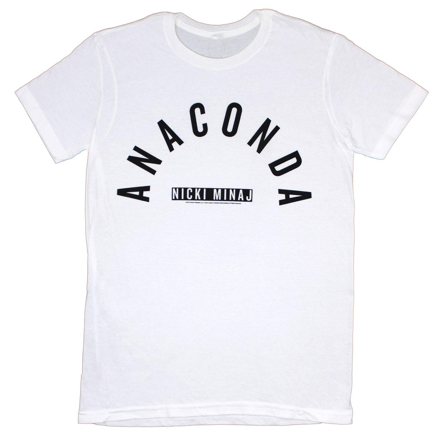 Men s Nicki Minaj Anaconda T-shirt X-Small White 3XL