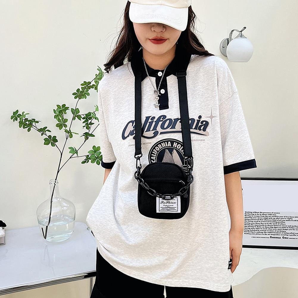 Women Small Canvas Shoulder Bag Corduroy Chain Designer Bag for Teenager Girl Crossbody Bag Cute Tote Purse Female Handbag