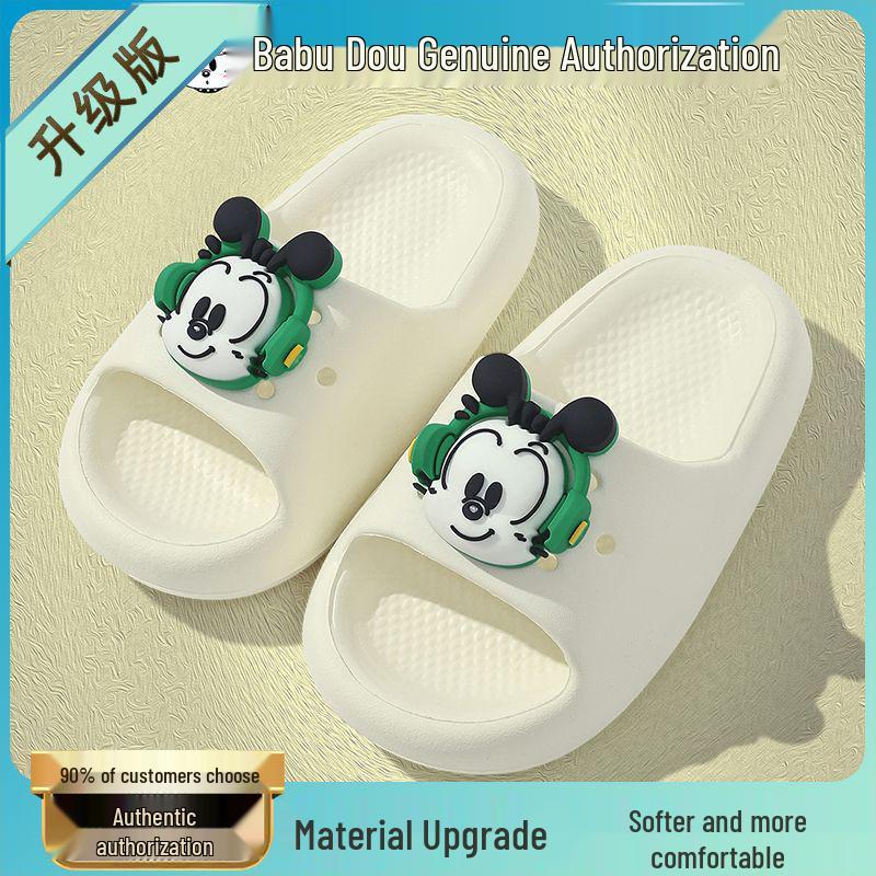 Babudou Kids' Anti-slip EVA Summer Slippers – Odor-resistant Unisex Sandals for Home and Bath.