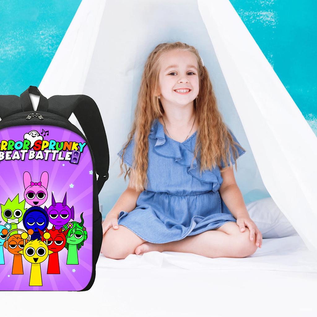 Large-capacity Backpack For Primary And Secondary School Students, Cartoon Shoulder Bag And Pencil Case For Children