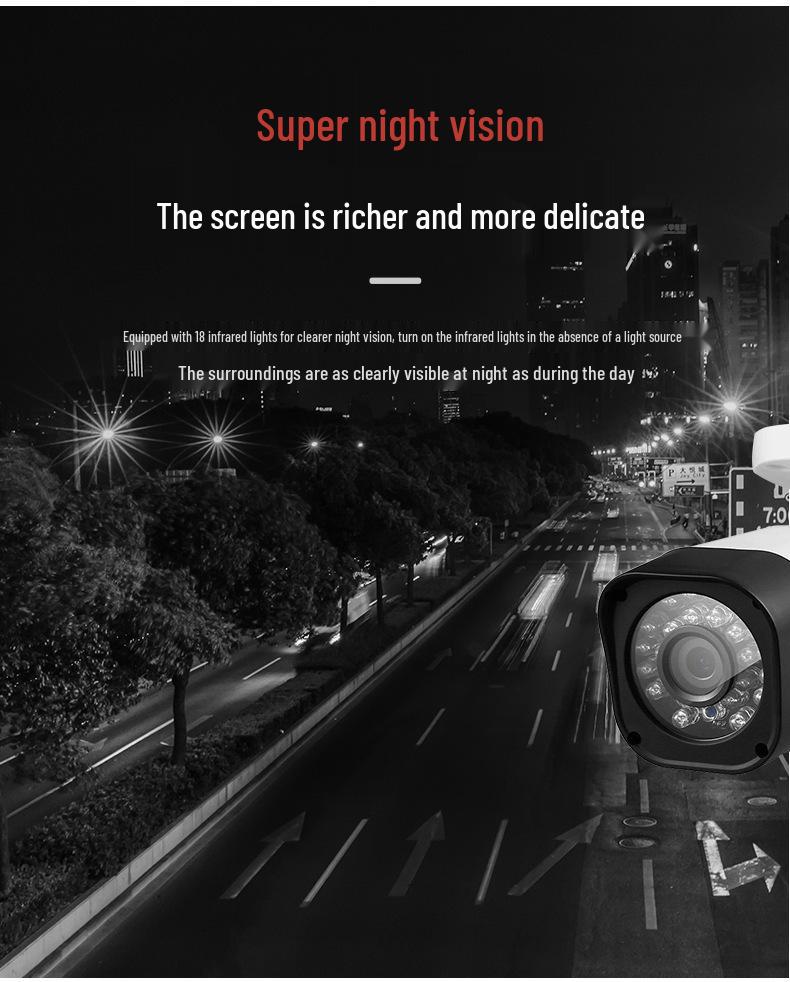 AHD CCTV Kamera Gözetim Kiti: 4 Kanallı ve 8 Kanallı HD İç/Dış Mekan Sistemi