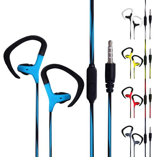 

Стерео музыка 3,5 мм подвесные спортивные наушники для бега с микрофоном