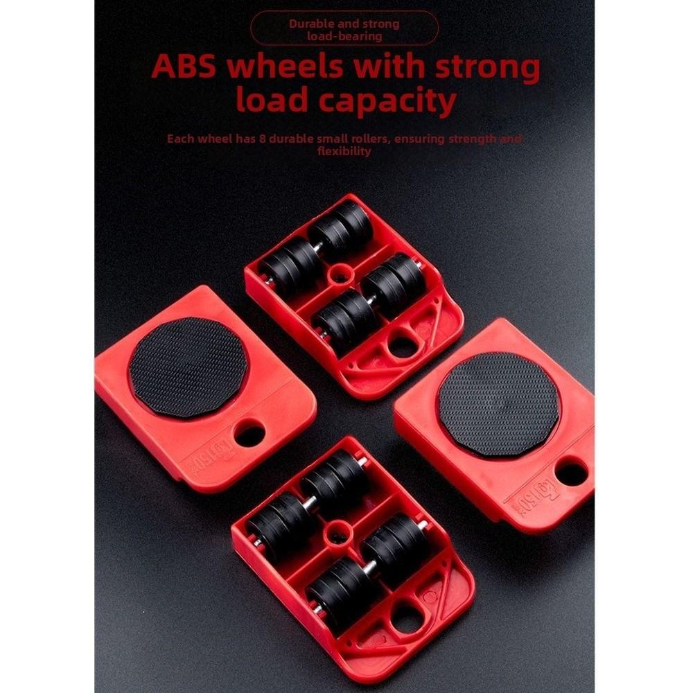 5Pcs Universal Wheel Furniture Mover Set 360 Degree Rotatable Transport Roller Set  Home