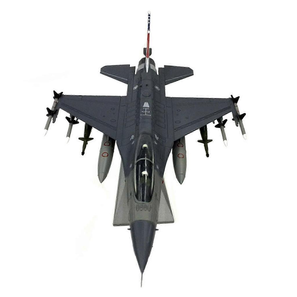 1:F-16D Angriffsflugzeug im Maßstab 1:72, Metall-Druckgussflugzeug, inklusive Legierungsständer für Sammlerstücke oder als Geschenk