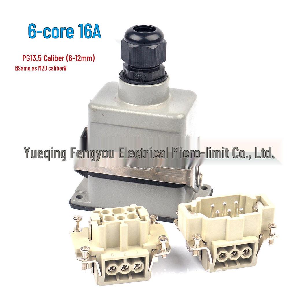 Heavy-Duty Waterproof Aviation Plug Socket HDC-006