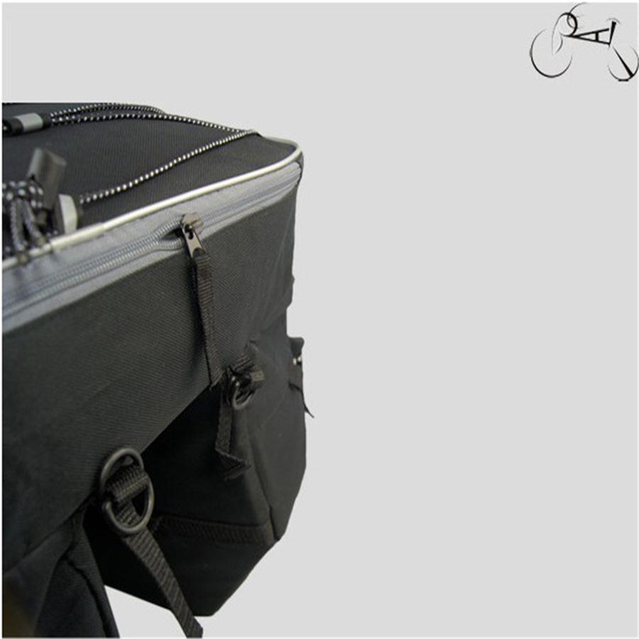 1x Motorrad Fahrrad Rücksitz Satteltasche Reisegepäck Aufbewahrungstaschen Mehrere Fächer