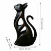 3D Printed Abstract Cat Sculpture Plastic Abstract Cat Figurine Sculpture of Kitten  Bedroom Decor