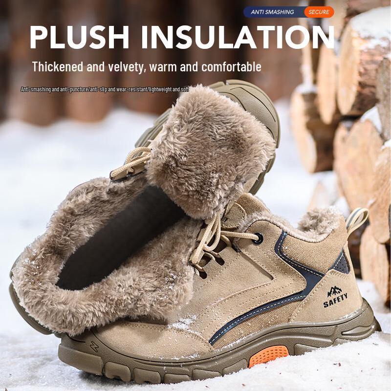 Men's Puncture-Proof Mid-Top Safety Shoes