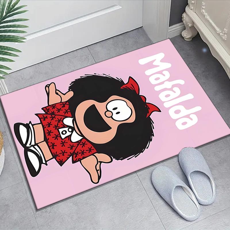1pc Mafalda2 Design Area Rug - Non-Slip, Soft & Cozy Floor Mat for Living Room, Bedroom, Office - Indoor/Outdoor Decorative Carpet