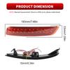 2Pcs For BMW X5 F15 14-18 LED Smoke Lens Rear Bumper Reflector Light Fog/Running Signal Lamp Lamp OEM#6314784759 Car Accessories