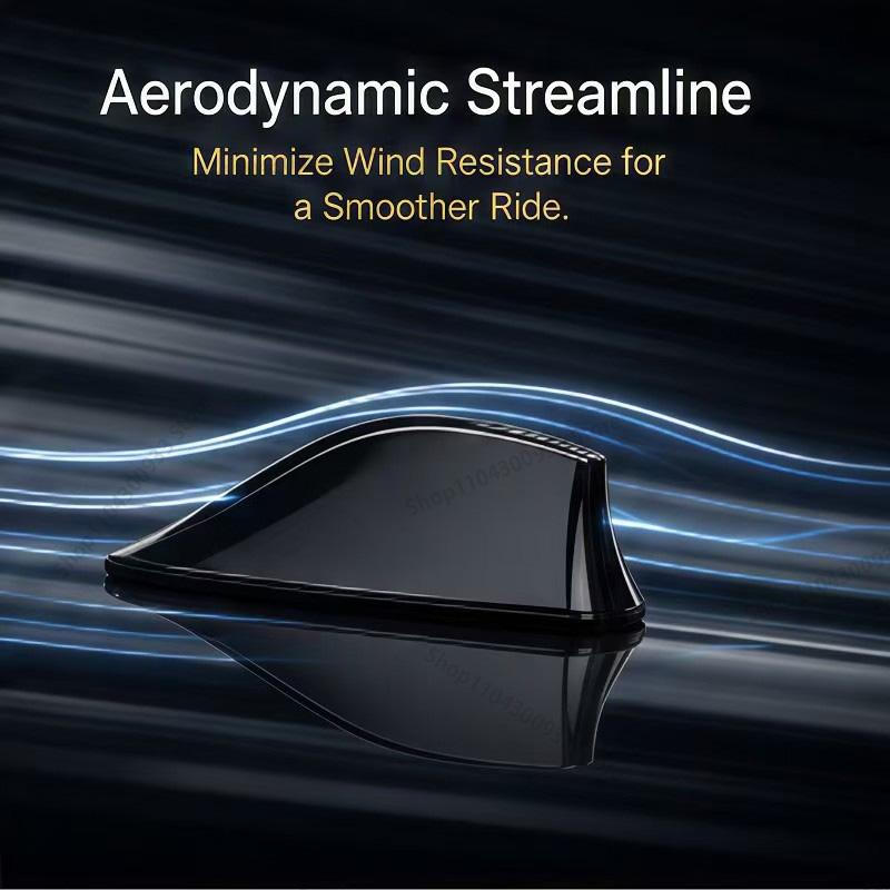 For BMW iX1 Car Roof Top Mount Shark Fin Aerial Antenna Toppers Auto Radio AM FM Antenna Signal Amplifier Aerial