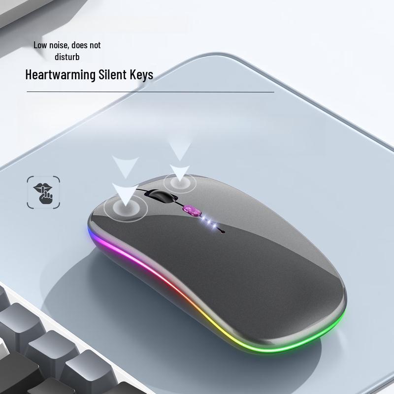 OLOEY Rechargeable Wireless Bluetooth Mouse with Battery Display