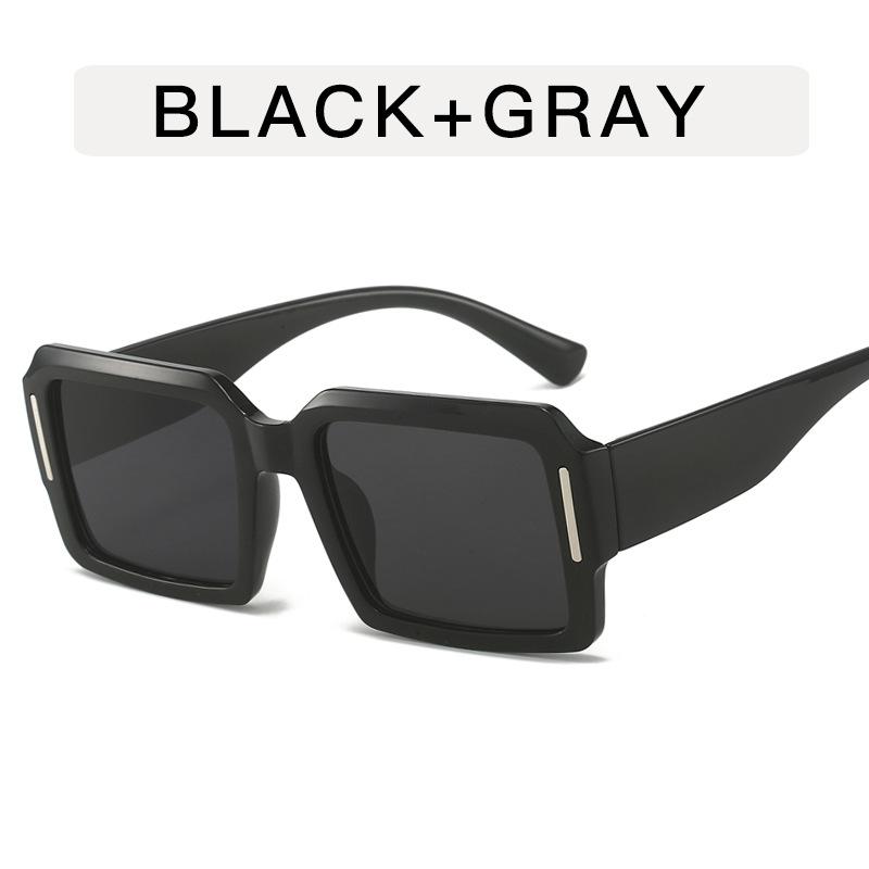 Square Shape Women's Sun Glasses European American Style UV Protection Women Sunglasses Vintage Retro Men Sunglass