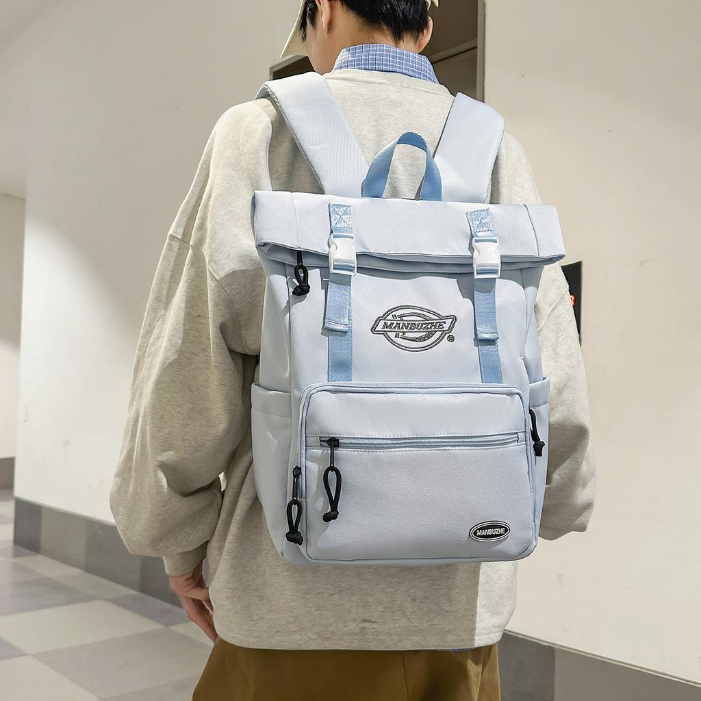 Schoolbag new trendy brand functional college student couple backpack large capacity leisure work commuting versatile computer backpack