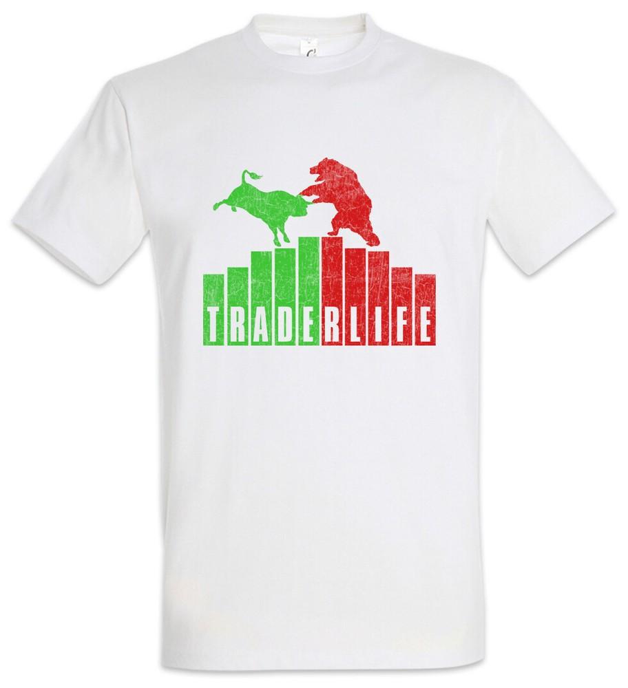 

Trader Life T-Shirt Bearish Bullish Trader Fun Analyst Investment Banker Bulls 3XL