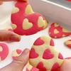 Valentine's Day Love Heart Biscuit Cutter Mould DIY Baking Fondant Icing Frosting Cookie Embosser Mold Cake Decorating Tools