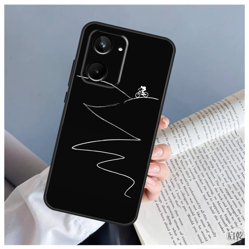 MTB Mountain Bike Cycling Bicycle For Realme GT5 GT Neo 5 9 10 11 12 Pro Plus C30 C31 C33 C35 C25s C21Y C51 C53 C55 C67 Case