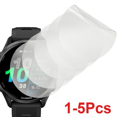 Hydrogel Film for Garmin Forerunner 970/570 42mm 47mm Screen Protector, HD Clear Full Coverage Soft Protective Film Accessories