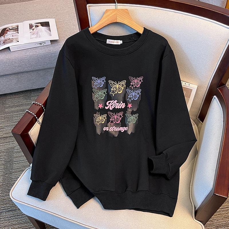 Loose-Fit Autumn Hoodie 200/350 Jin, Available In Large Sizes: 150/160/170
