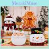 American And Stylish European Gingerbread Man Cookie Tin Box For Fun Festive
