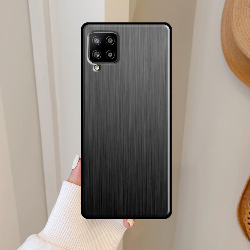 Brushed Metal Texture Steel Print Case For Samsung Galaxy A36 A56 A13 A23 A52 A32 A12 A54 A34 A14 A16 A26 A33 A53 A15 A35 A55