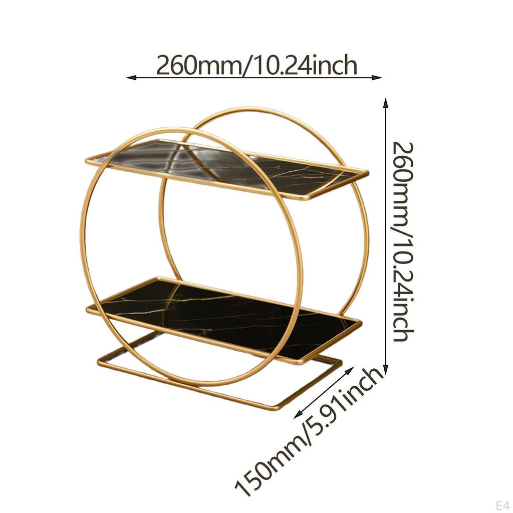 Bathroom Counter Organizer Cosmetic Storage Rack Perfume Display Stand Shower Shelf Vanity Tray for