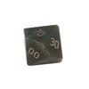 Natural Indian Agate Z01 Numbered Dice Set, DND TRPG Premium Collectible Colorful Gemstone Dice