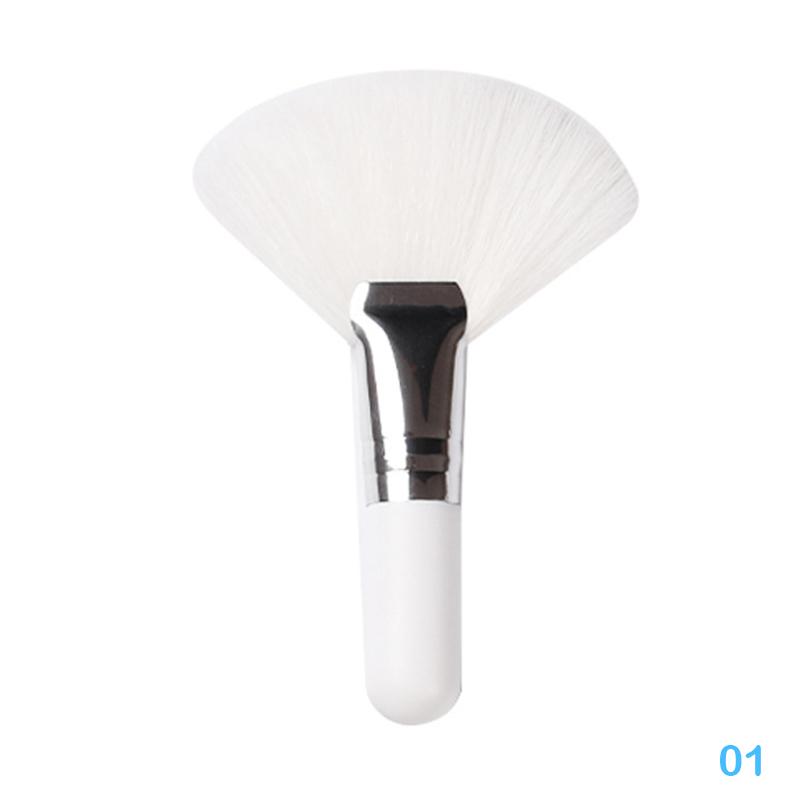 Mini Fan Makeup Brushes Facial Powder Foundation Blusher Concealer Brush Cosmetic Tools Synthetic Fiber Fan Brushes
