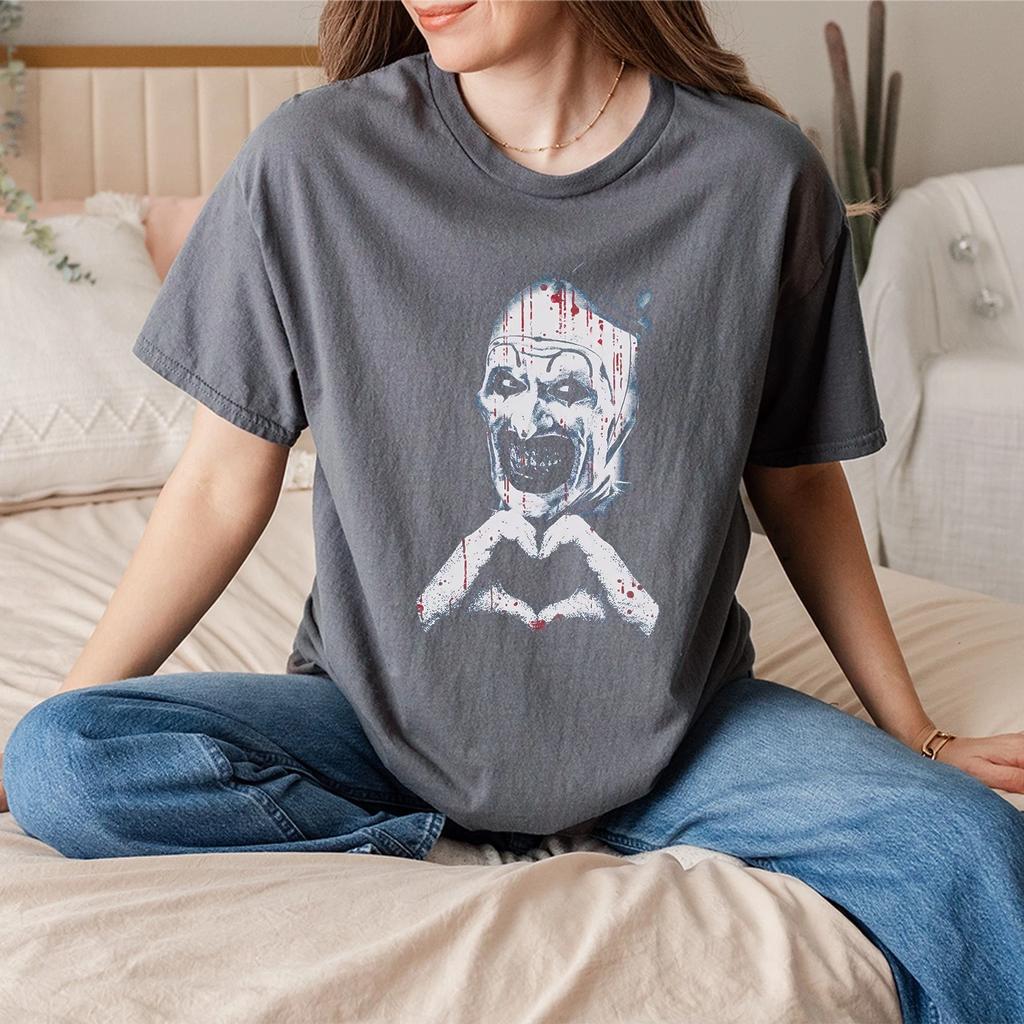 Art The Clown Terrifier Shirt, Scary Horror Clown Shirt - Multicolor High-end Luxury Is for Both Men and Women Top Y2k