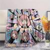 Anya Forger Print Flannel Blanket, Ultra Soft High Quality All Seasons Warm Throw, Home Decor Cozy Blanket, Perfect Christmas Gift